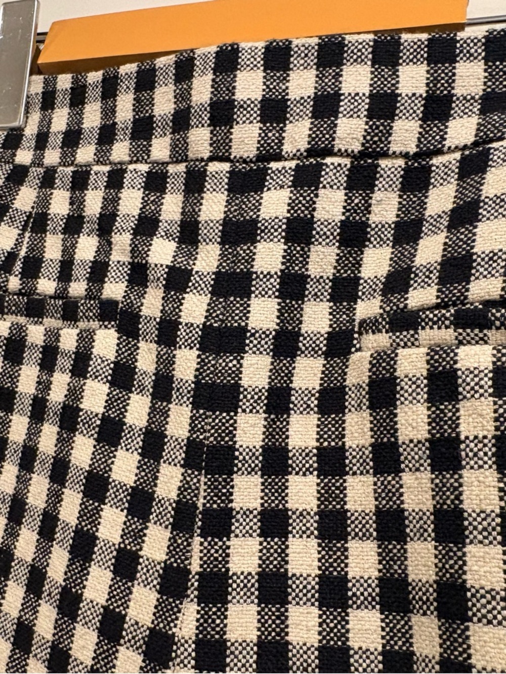 SEZANE MARTIN CROP TROUSERS
Black and Ecru Gingham 36 - Picture 6 of 13